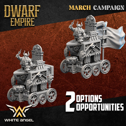 Dwarf Anvil Chariot | Dwarf Empire | White Angel Miniatures