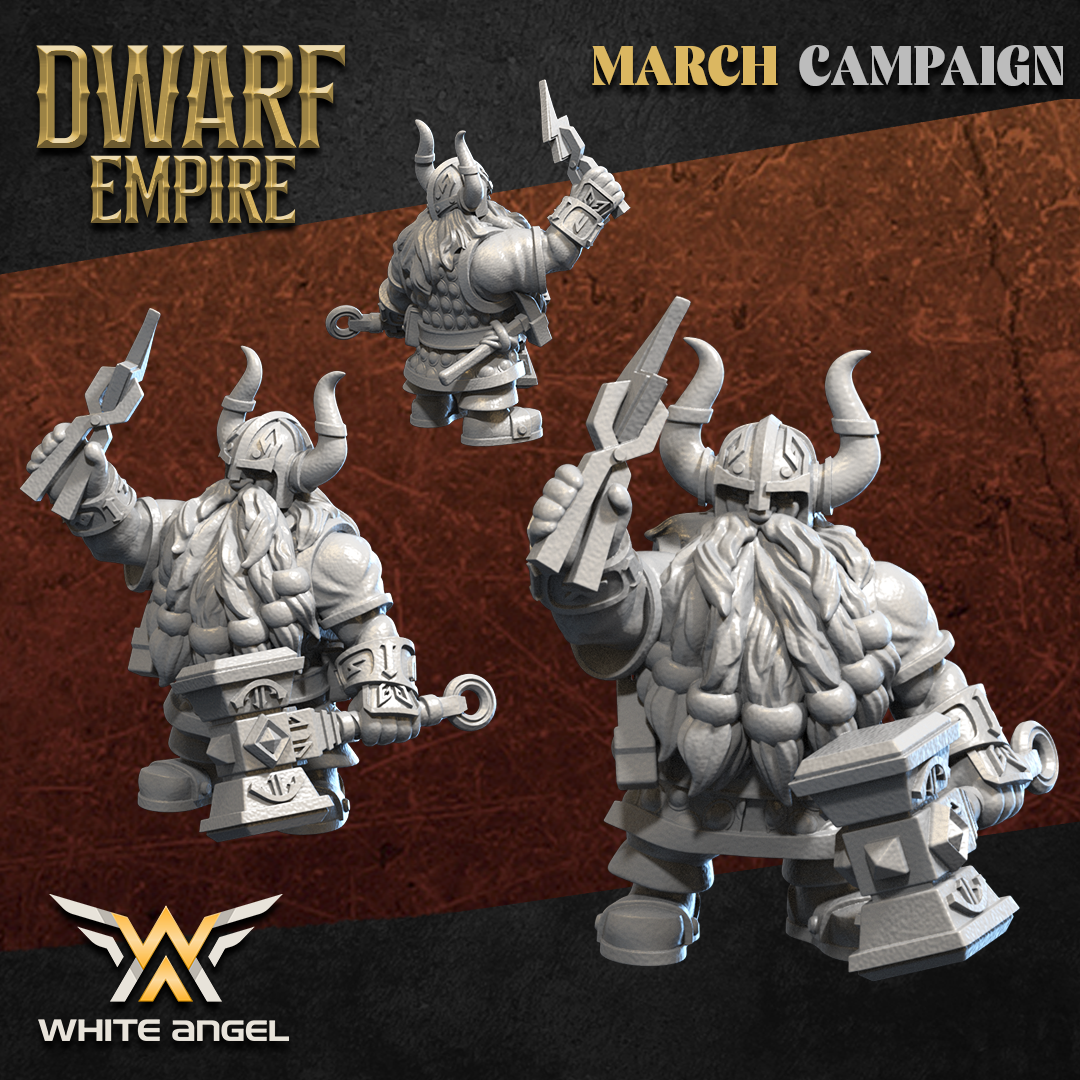 Dwarf Anvil Chariot | Dwarf Empire | White Angel Miniatures