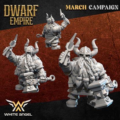 Dwarf Anvil Chariot | Dwarf Empire | White Angel Miniatures
