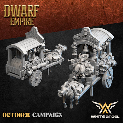 Barrelman Cart | Dwarf Empire