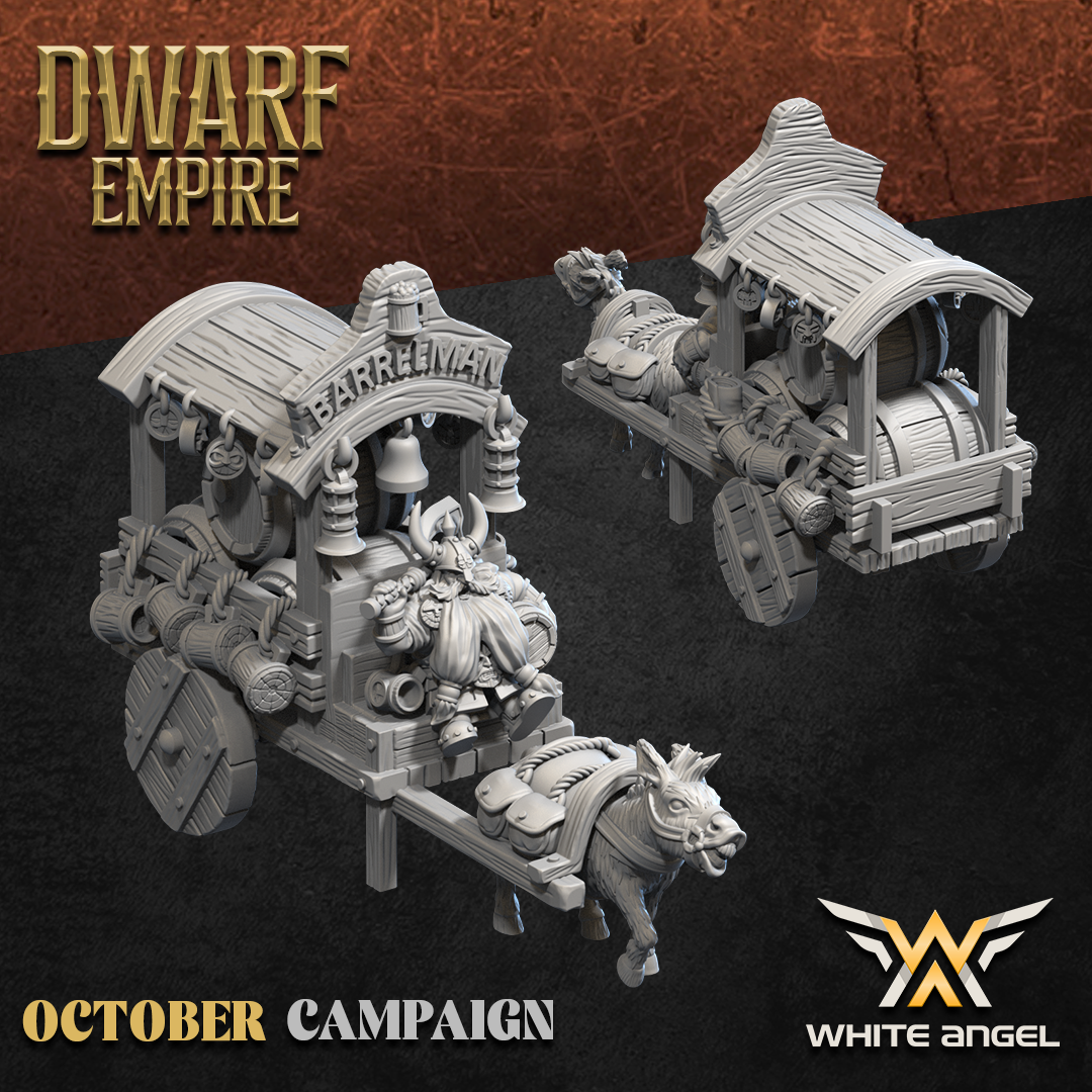 Barrelman Cart | Dwarf Empire