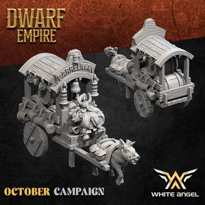 Barrelman Cart | Dwarf Empire