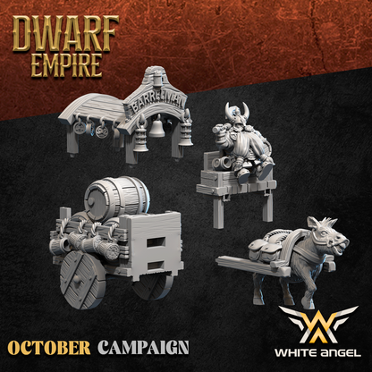 Barrelman Cart | Dwarf Empire