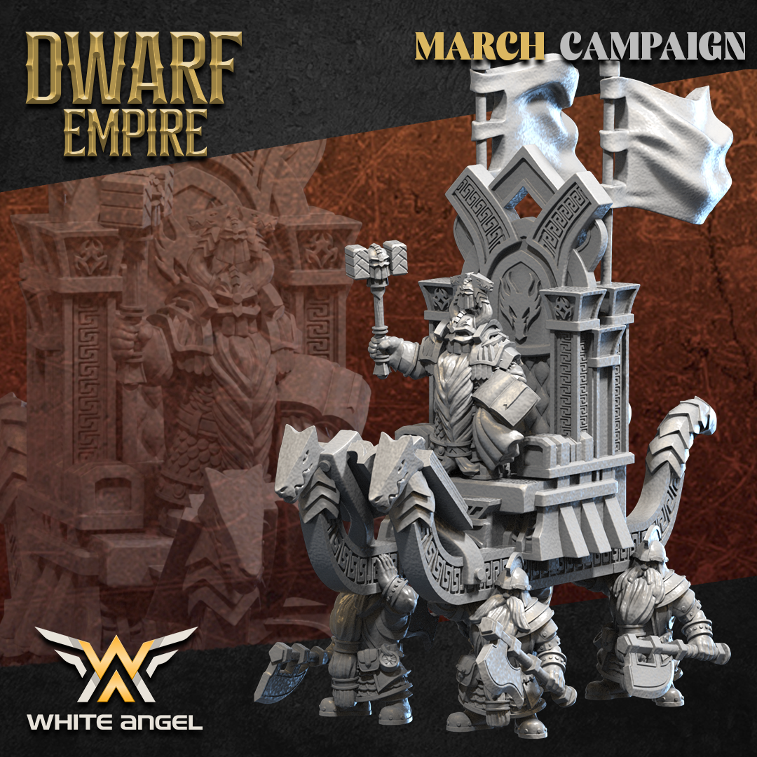 Dwarf Emperor | Dwarf Empire | White Angel Miniatures