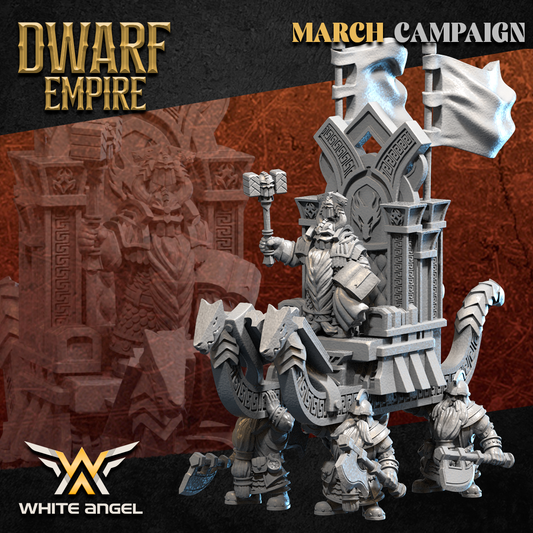 Dwarf Emperor | Dwarf Empire | White Angel Miniatures