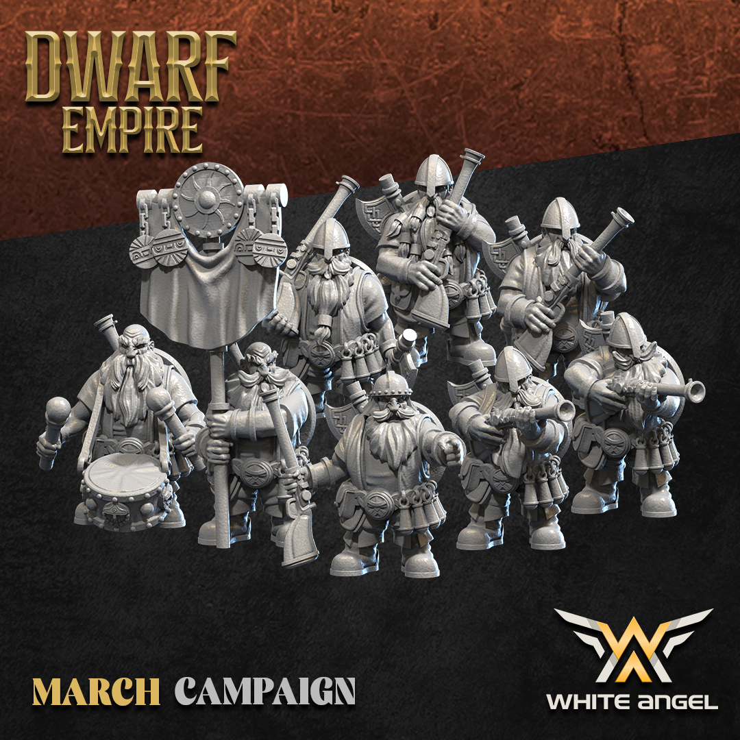 Dwarf Shotgunners | Dwarf Empire | White Angel Miniatures