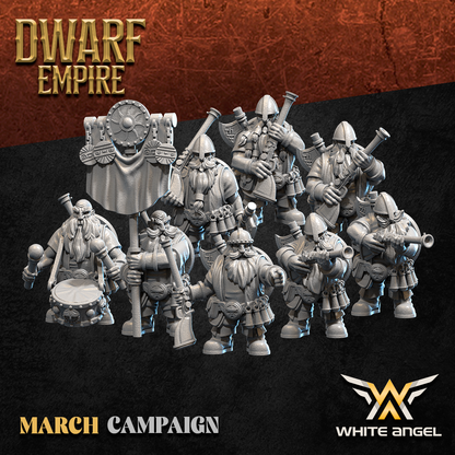 Dwarf Shotgunners | Dwarf Empire | White Angel Miniatures