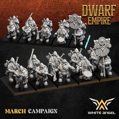 Dwarf Shotgunners | Dwarf Empire | White Angel Miniatures