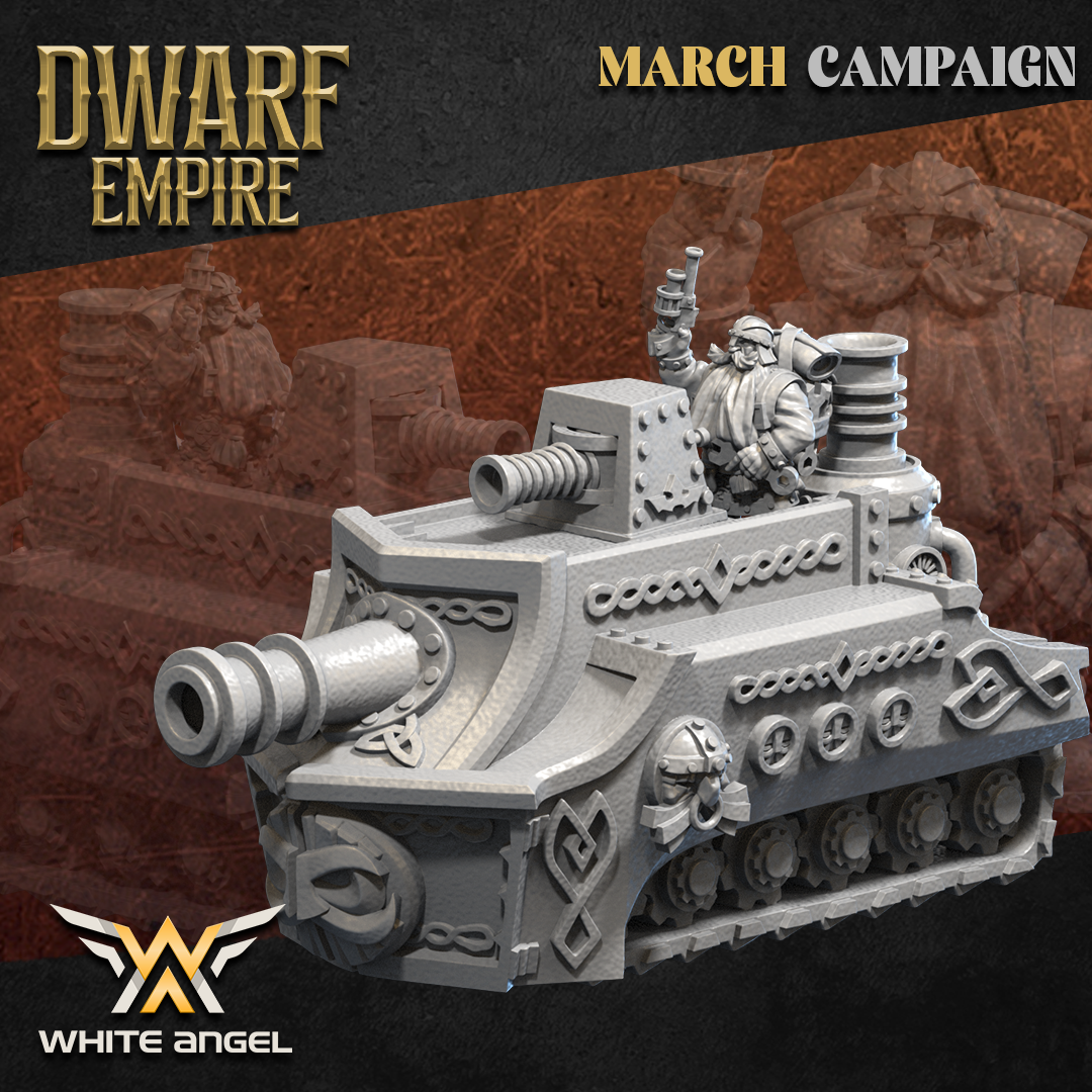 Dwarf Tank | Dwarf Empire | White Angel Miniatures
