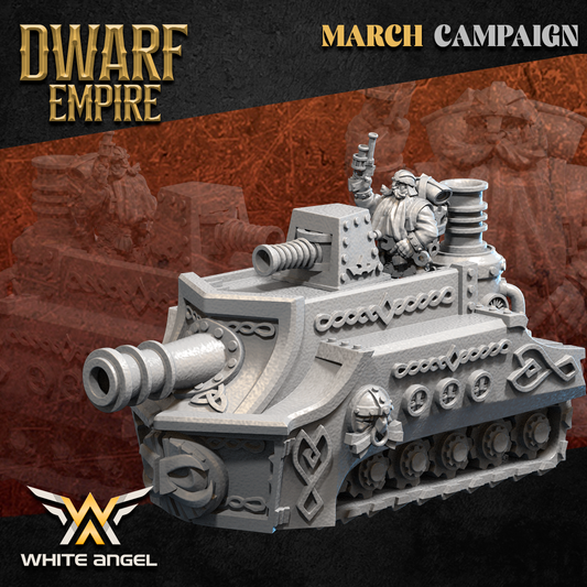 Dwarf Tank | Dwarf Empire | White Angel Miniatures