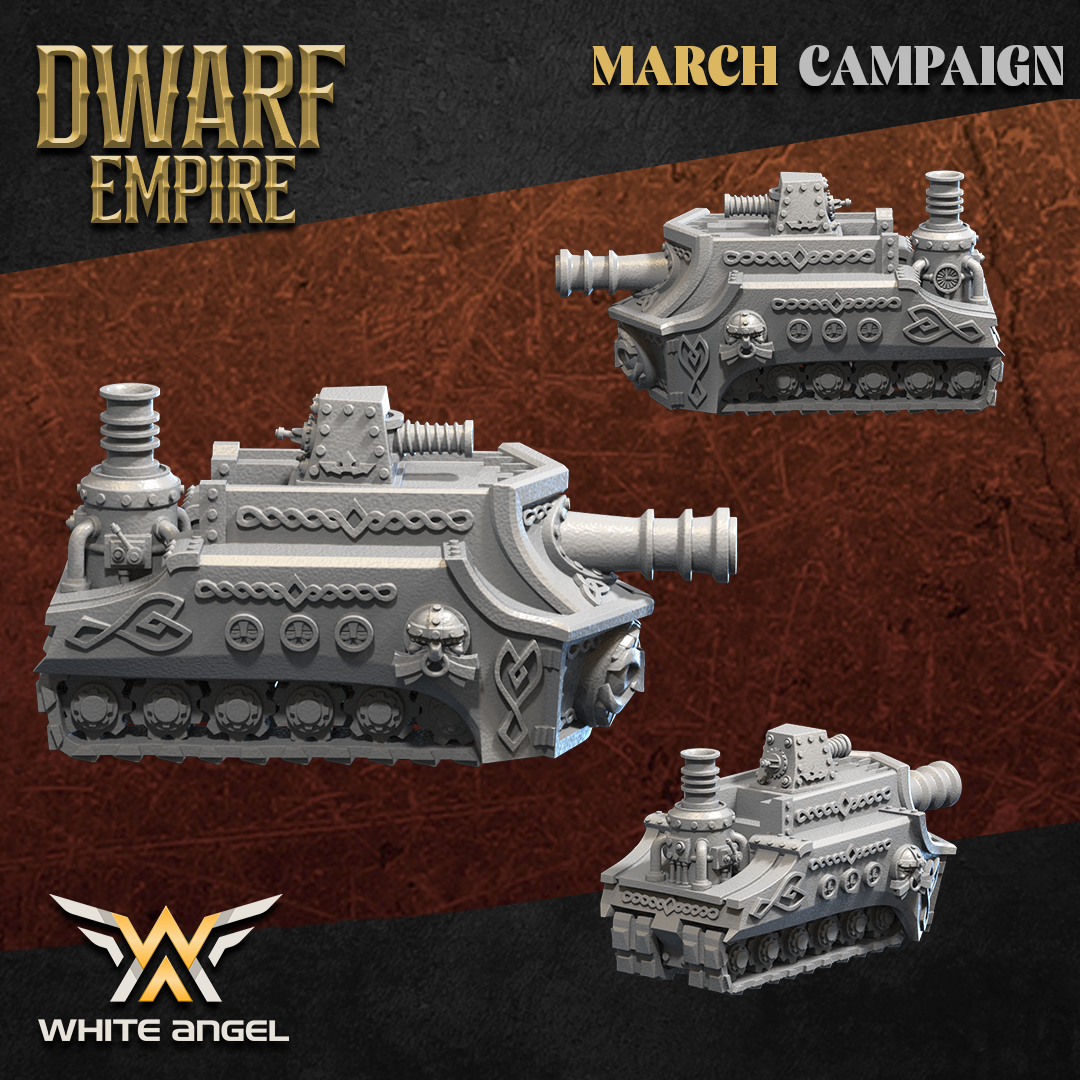 Dwarf Tank | Dwarf Empire | White Angel Miniatures