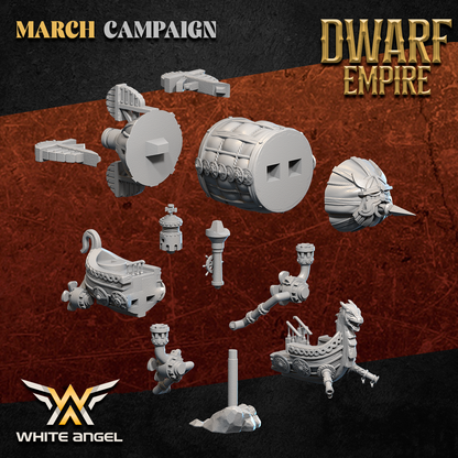 Dwarf Zeppelin  | Dwarf Empire | White Angel Miniatures