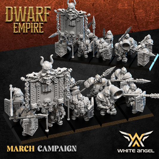 Oriental Pike Dwarves | Dwarf Empire | White Angel Miniatures