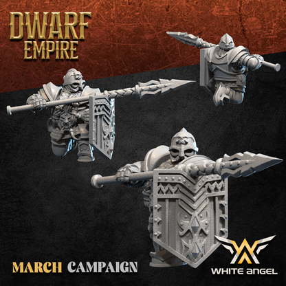 Oriental Pike Dwarves | Dwarf Empire | White Angel Miniatures