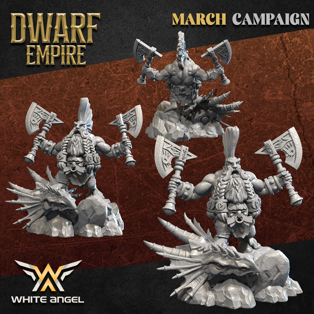 The Legendary Killer | Dwarf Empire | White Angel Miniatures