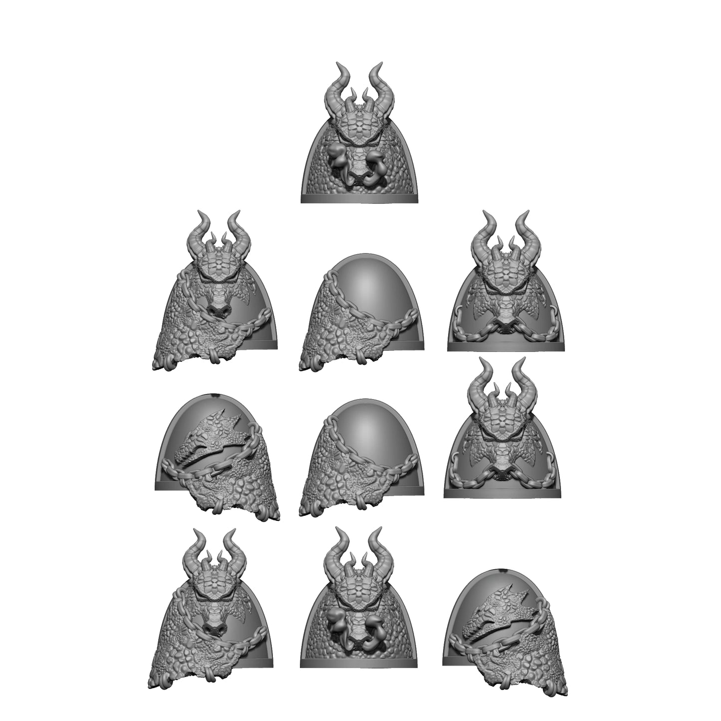 Draconic Shoulder Pads