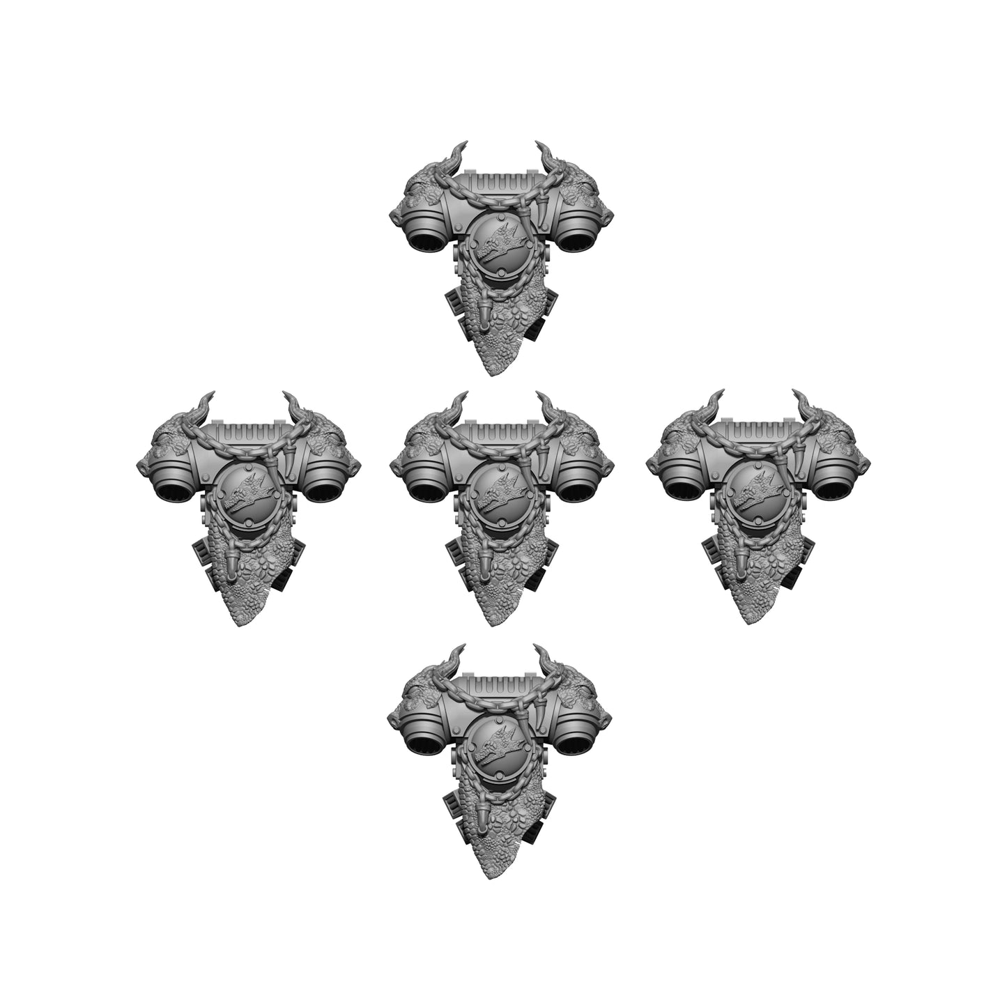 Draconic Chained Backpacks