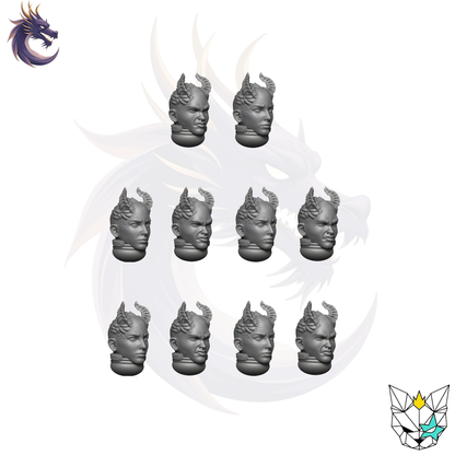 Dragonborn Female Heads