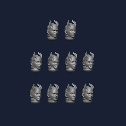 Dragonborn Female Heads