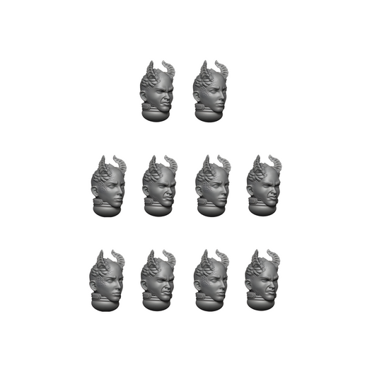 Dragonborn Female Heads