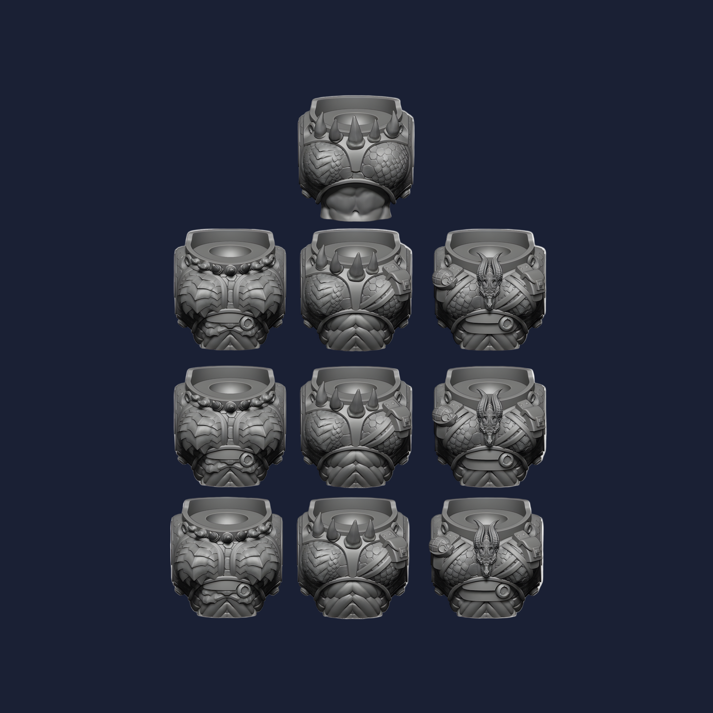 Dragonborn Female Torsos