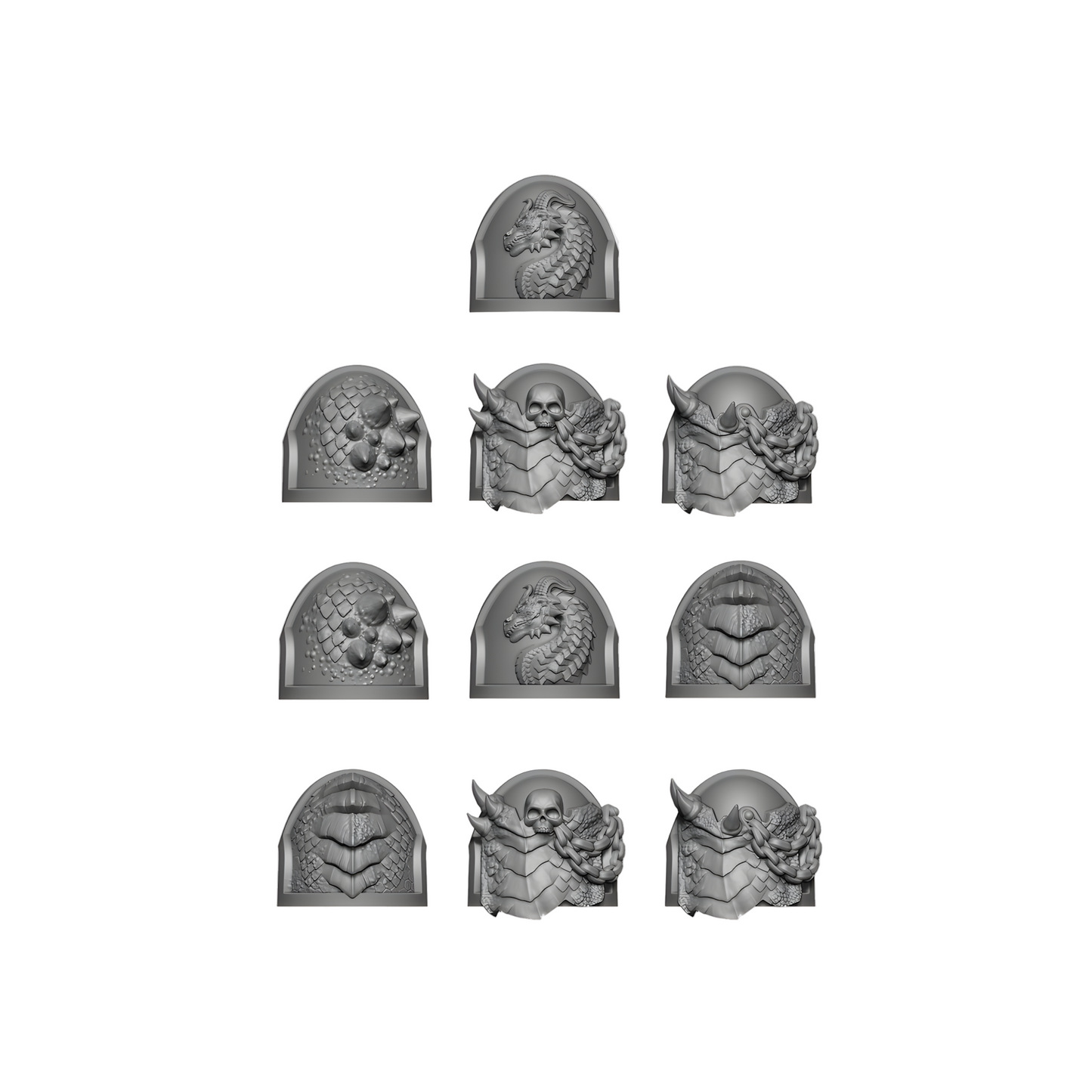 Dragonborn Shoulder Pads