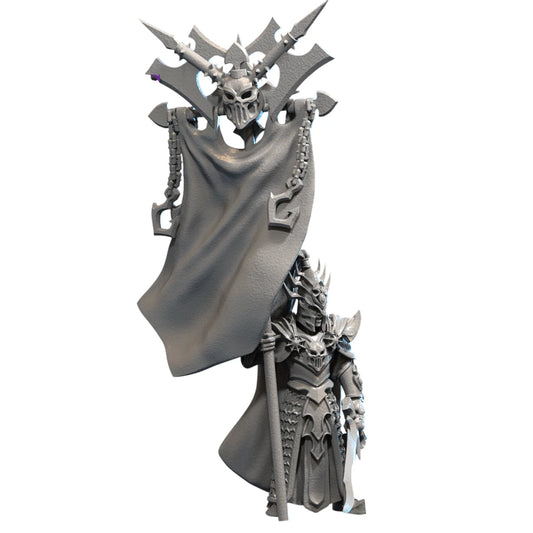 Dark Standard Bearer | Slaves of Darkness | White Angel Miniatures