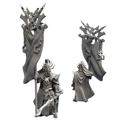 Dark Standard Bearer | Slaves of Darkness | White Angel Miniatures