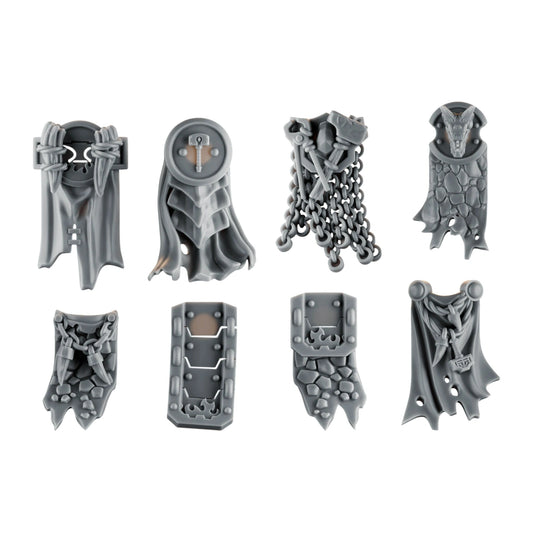 Emberforge Loincloths - 3D printed resin loincloths, shown on a white background