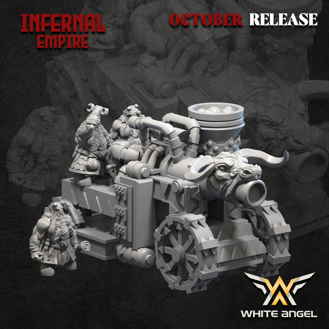 Infernal Cannon | Infernal Empire | White Angel Miniatures - CT ...