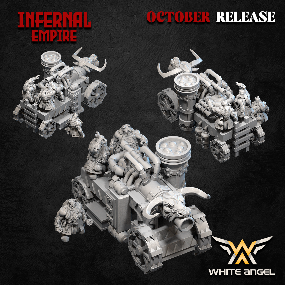 Infernal Cannon | Infernal Empire | White Angel Miniatures - CT ...