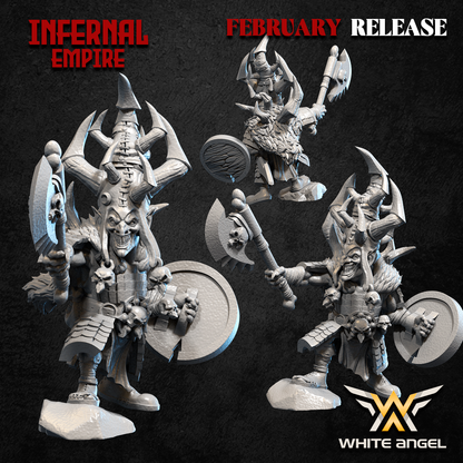 Goblin Commander  | Infernal Empire | White Angel Miniatures
