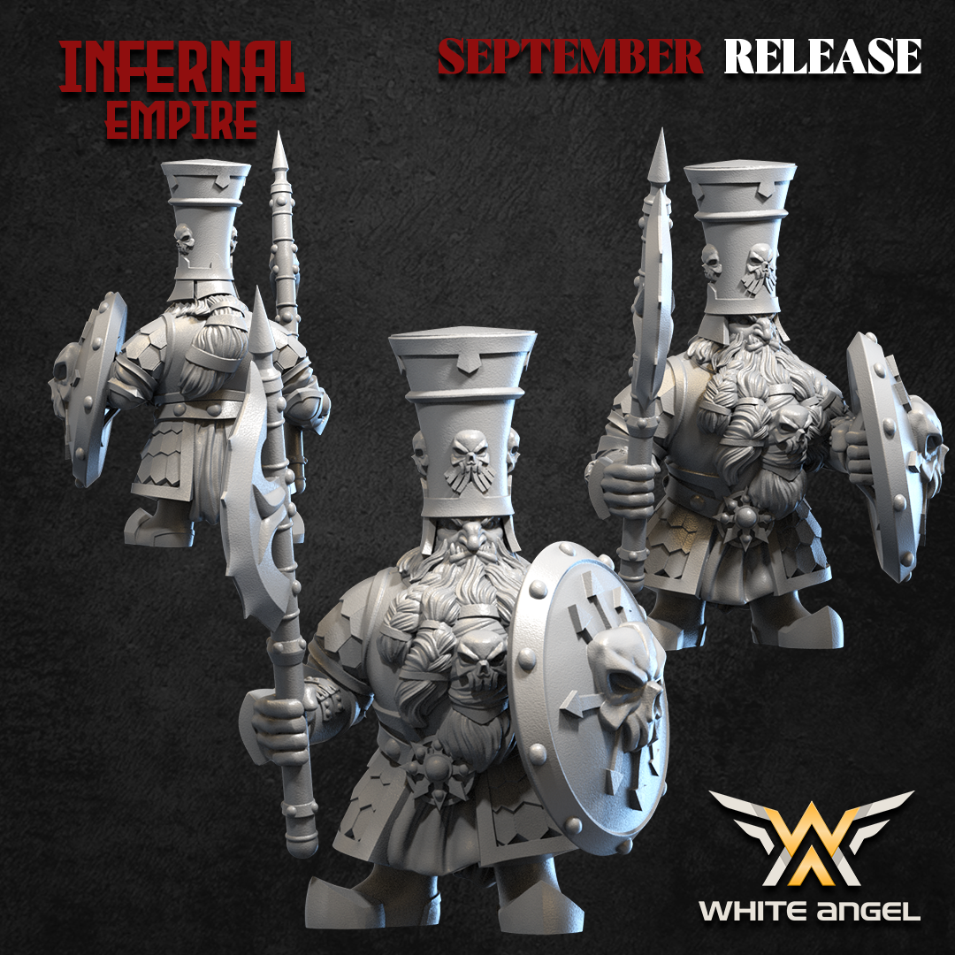 Infernal White Infernal Guard | Infernal Empire | White Angel Miniatures - CT ...