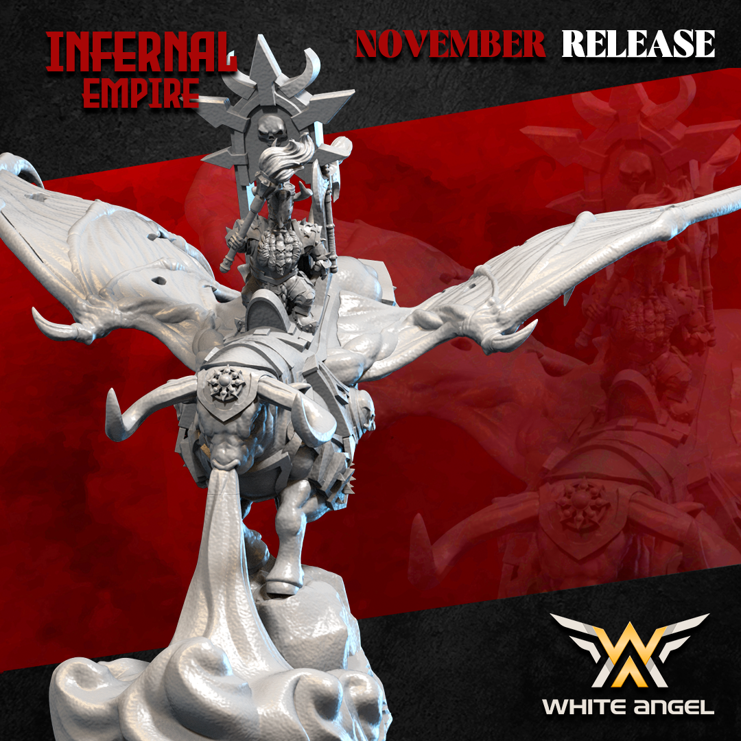 Infernal Commander Bull | Infernal Empire | White Angel Miniatures - CT ...