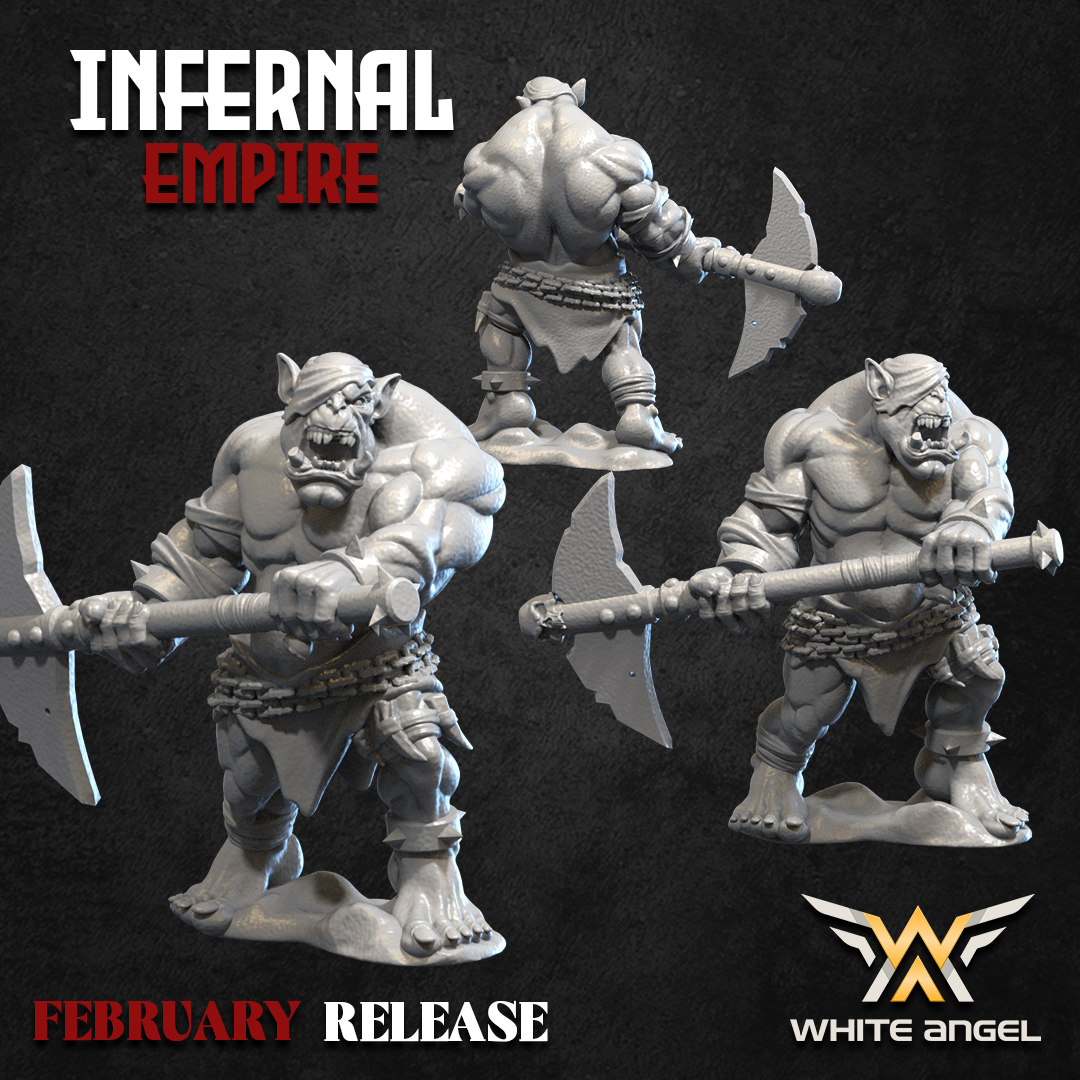 Infernal Orc Slaves | Infernal Empire | White Angel Miniatures - CT ...