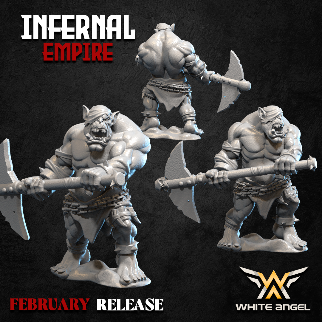 Infernal Orc Slaves | Infernal Empire | White Angel Miniatures