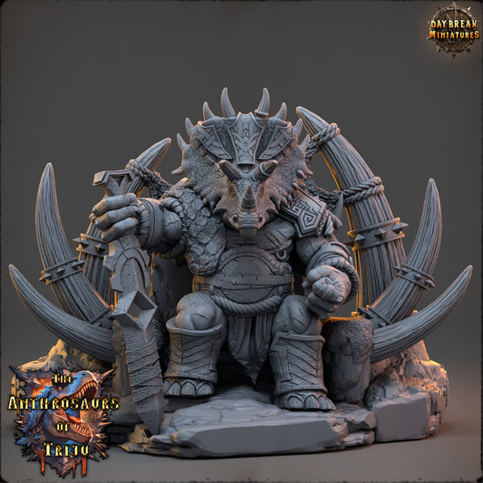 King Albardon of the Verdant Rift - The Anthrosaurs of Triju
