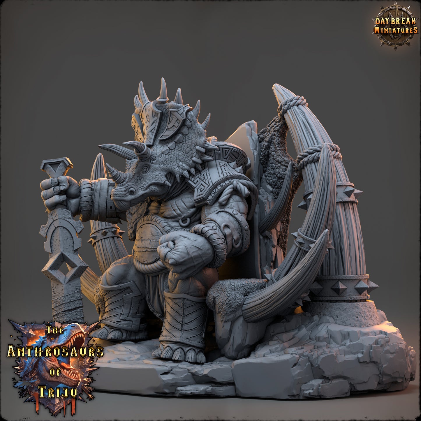King Albardon of the Verdant Rift - The Anthrosaurs of Triju