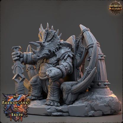 King Albardon of the Verdant Rift - The Anthrosaurs of Triju