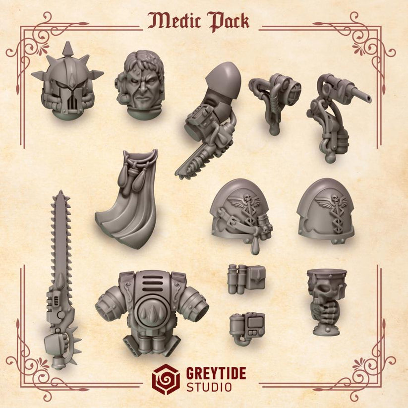 Medic Pack Crimson Lords Upgrades Greytide Studio Tabletop War