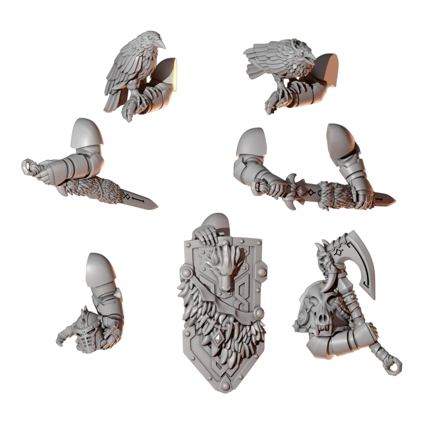 Primal Hounds Heroic Poses