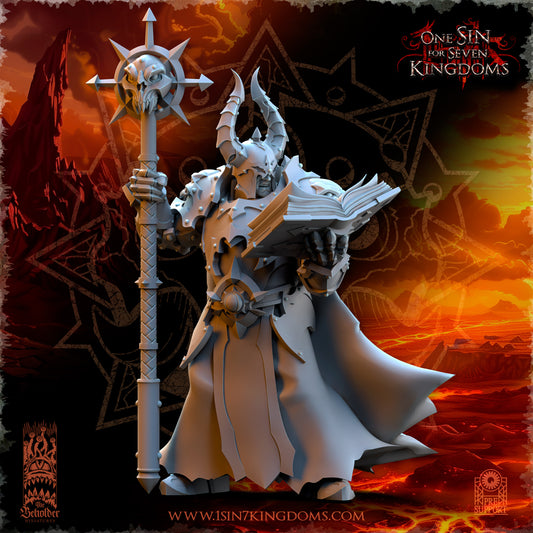 Demonaz, Ascended Sorcerer | Realms of Mayhem | The Beholder Miniatures