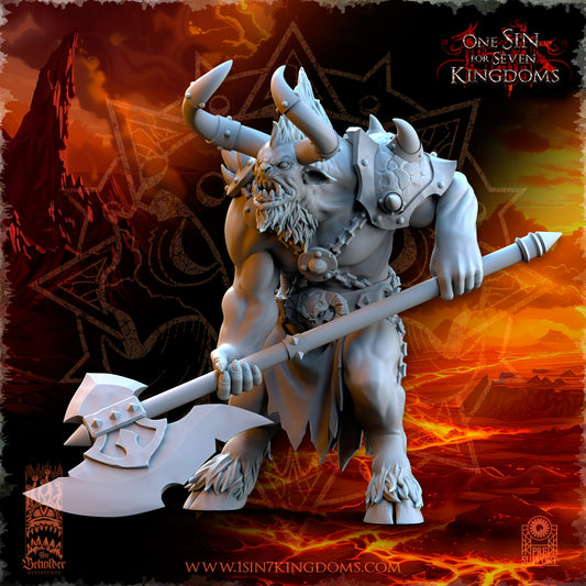 Minotaurs with Two Handed Axe | Realms of Mayhem