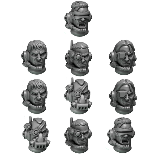 Crimson Lords Ranger Heads