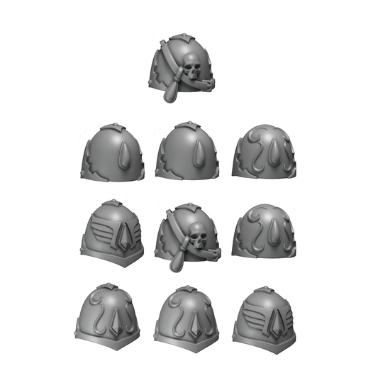 Crimson Lords Ranger Shoulder Pads