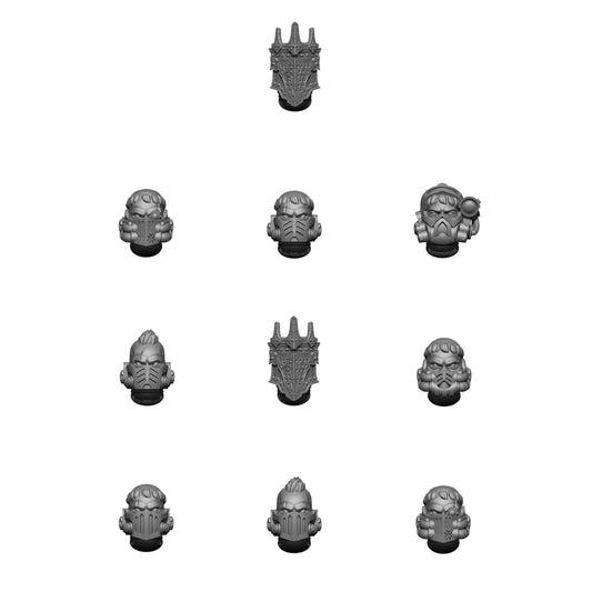 Templar Knight Heads