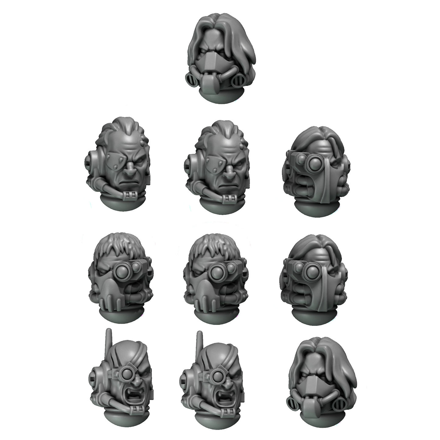 Crimson Lords Tactical Heads