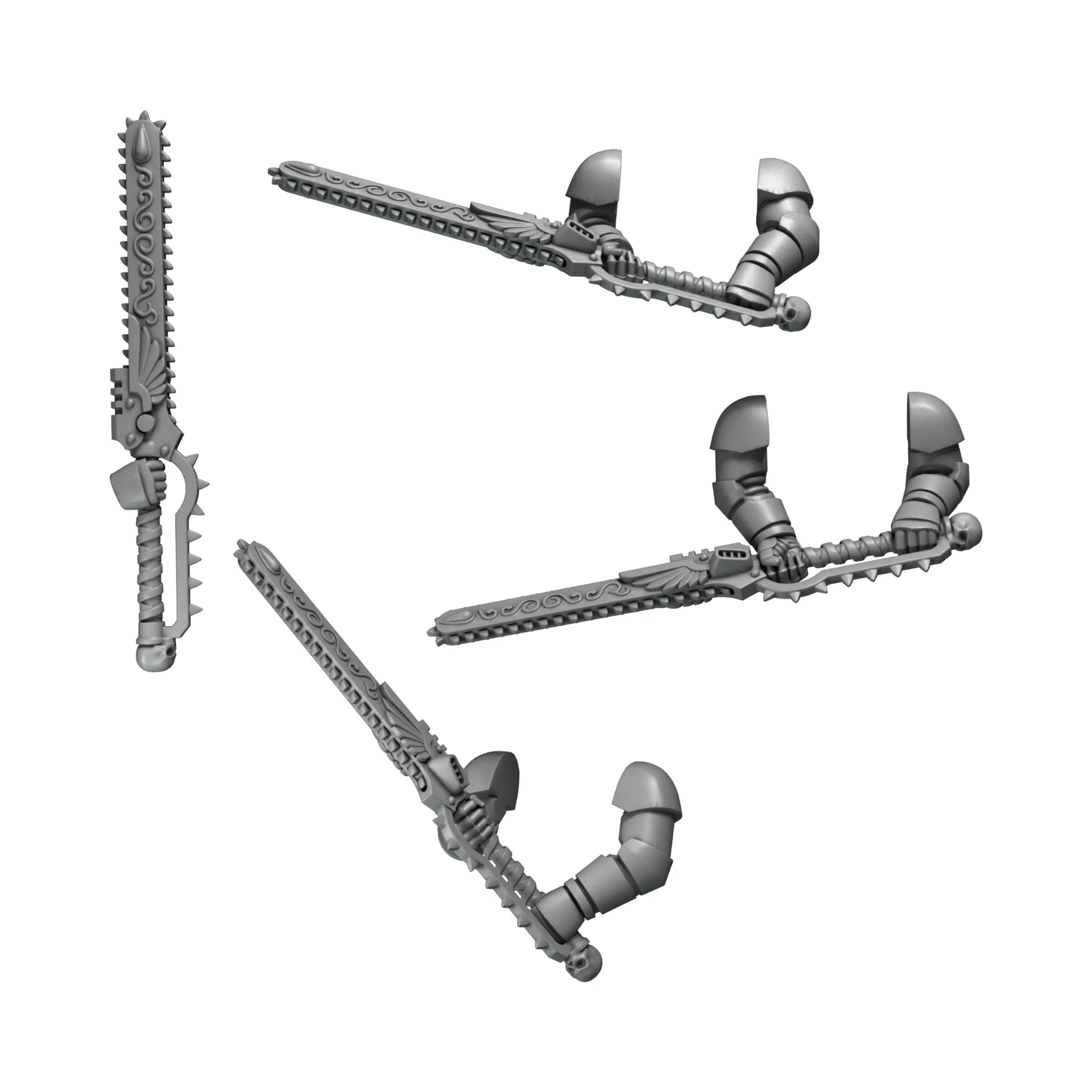 Crimson Lords: Two-Handed Chainswords (Set of 5) - Eviscerator