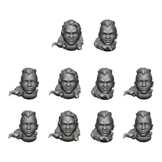 Space Viking Female Terminator Heads