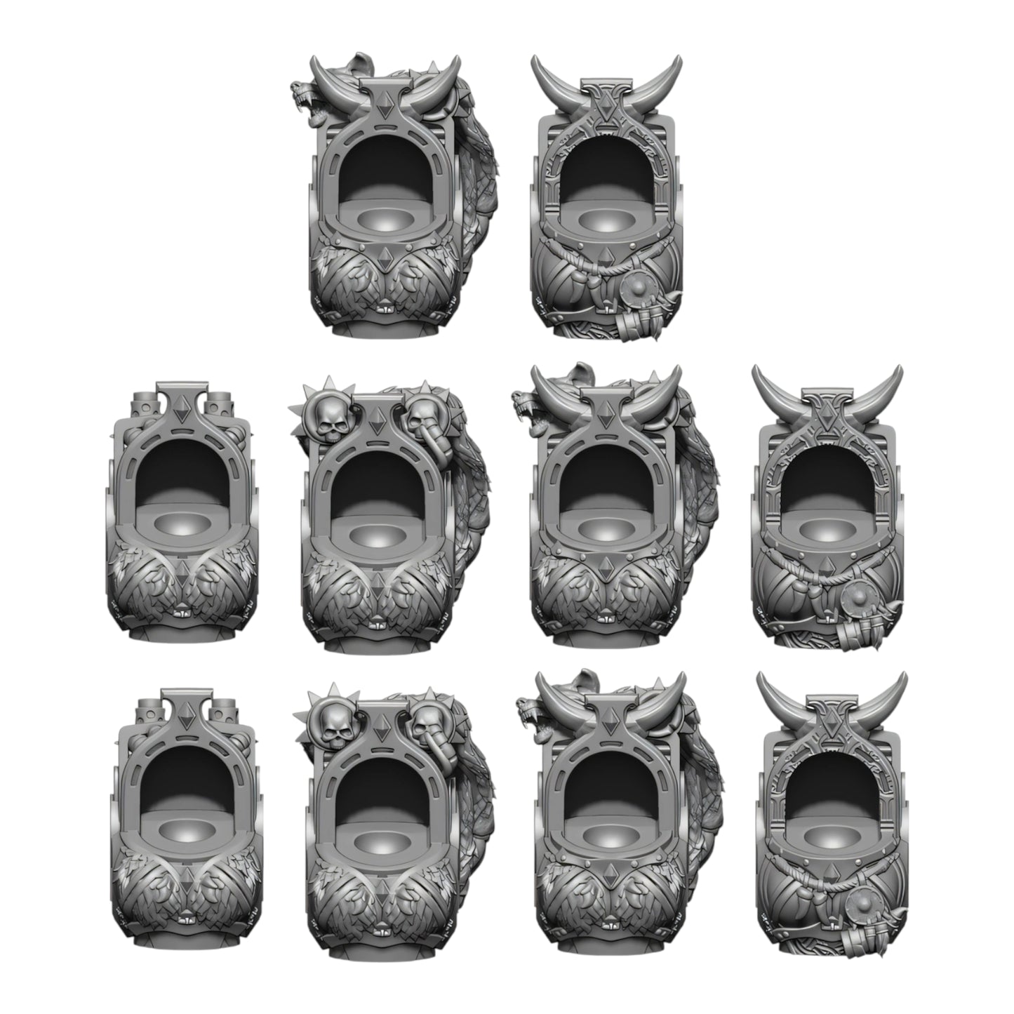 Space Viking Terminator Female Torsos